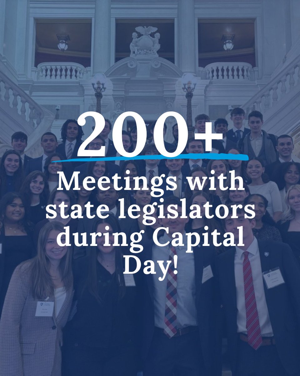 Who are we kidding? These are some seriously AWESOME advocacy numbers!

Shoutout to all the students, families, alumni, faculty, staff, and supporters who made Capital Day 2025 another one for the books!

#WeAre #AdvocatePennState