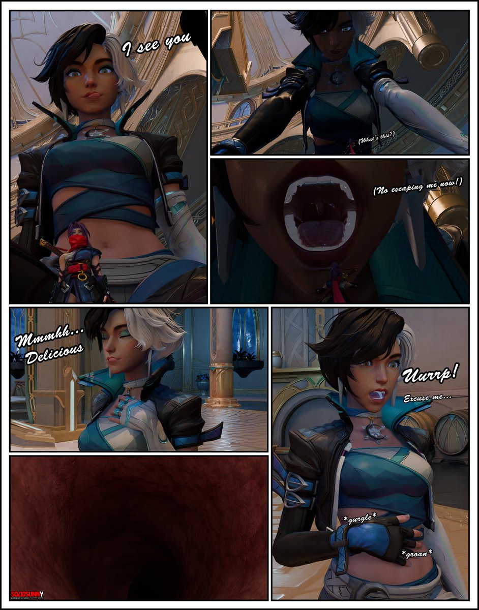 Sweet Revenge...

Commissioned by <a href="/FalconNSFW/">Falco After Dark 😉😏😏🔞🔞</a> Luna finally getting back to Psylocke for a previous experience. Enjoy...

Commissions are open...

#SizeTwitter #vore #mawshot #giantessvore