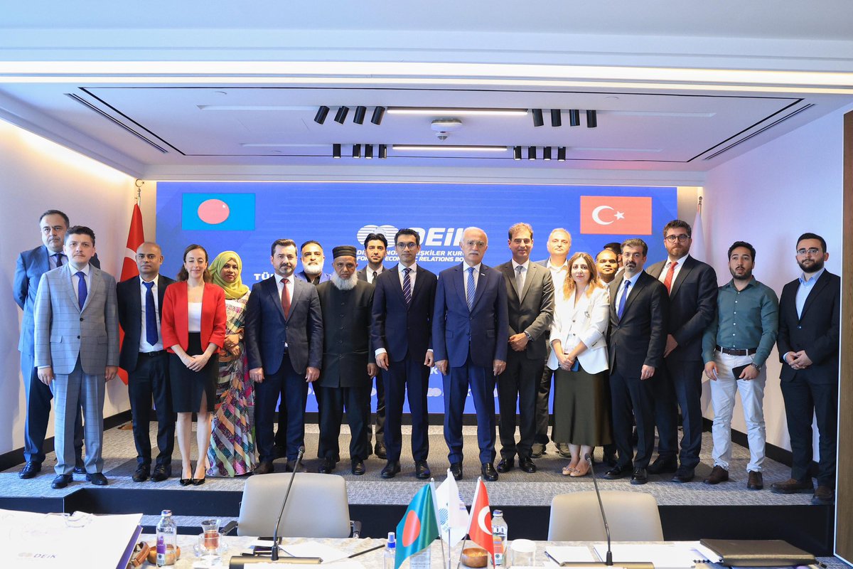 Nail Olpak (@nailolpak) on Twitter photo We held Türkiye-Bangladesh Business Council Meeting at <a href="/deikint/">DEİK INTERNATIONAL</a> with Minister of State and <a href="/BangladeshBida/">Bangladesh Investment Development Authority</a> Executive Board Chair <a href="/2shuvro/">Ashik Chowdhury</a> and our members.
As representatives of Turkish and Bangladeshi business world, I believe that we will be successful by strengthening our We held Türkiye-Bangladesh Business Council Meeting at <a href="/deikint/">DEİK INTERNATIONAL</a> with Minister of State and <a href="/BangladeshBida/">Bangladesh Investment Development Authority</a> Executive Board Chair <a href="/2shuvro/">Ashik Chowdhury</a> and our members.
As representatives of Turkish and Bangladeshi business world, I believe that we will be successful by strengthening our