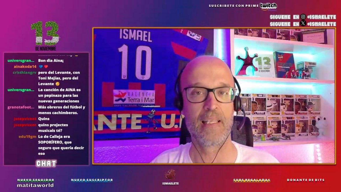 Ismael Algarra (@ismaelete) on Twitter photo Aquí tenéis el directo de hoy en el canal
✅ Una entrevista disfrutona con <a href="/panxzoo1/">Toni S. Panxo</a>, el alma para siempre de <a href="/ZooPosse/">ZOO</a>. Granota en estado puro.
✅ La historia del temazo ‘Som del Llevant’ con su autora <a href="/aina_nogueroles/">Aina Nogueroles</a>, que también estuvo en Burgos cubriendo el partido del Aquí tenéis el directo de hoy en el canal
✅ Una entrevista disfrutona con <a href="/panxzoo1/">Toni S. Panxo</a>, el alma para siempre de <a href="/ZooPosse/">ZOO</a>. Granota en estado puro.
✅ La historia del temazo ‘Som del Llevant’ con su autora <a href="/aina_nogueroles/">Aina Nogueroles</a>, que también estuvo en Burgos cubriendo el partido del