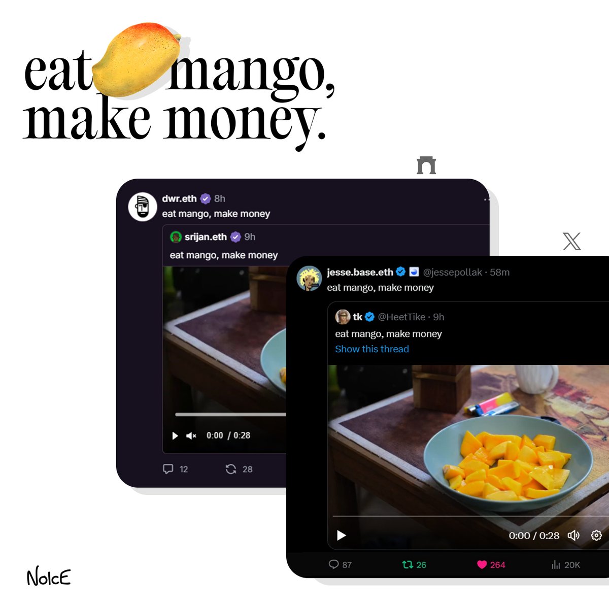 eat mango, make money ft <a href="/dwr/">Dan Romero</a> <a href="/jessepollak/">jesse.base.eth</a>
