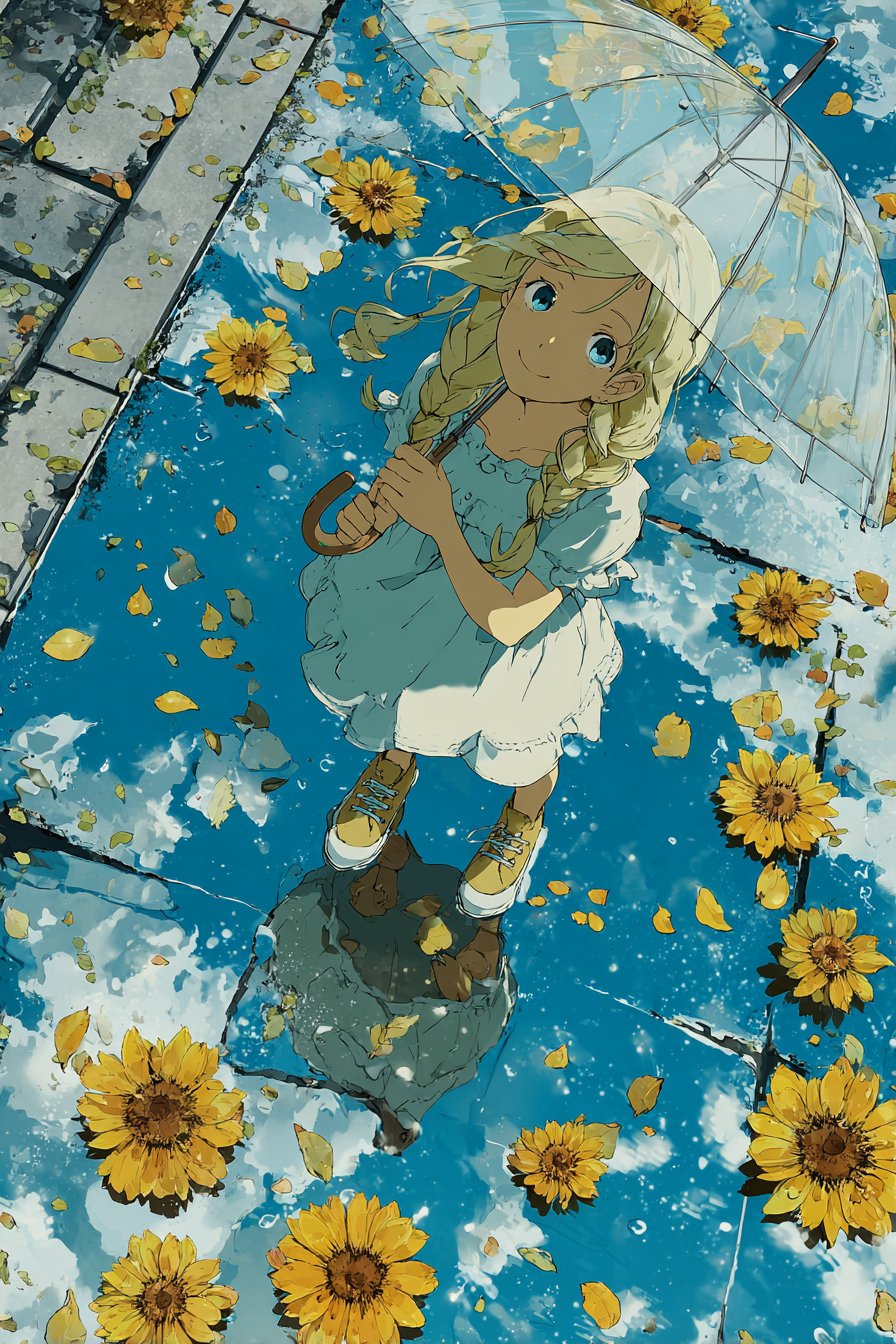 夏の終わりに笑顔で見つめて