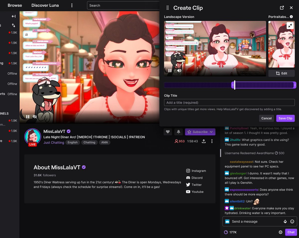 📢 We’re experimenting with a less disruptive clipping flow
🎬 Now viewers can clip, edit, &amp; share your best moments without missing a second of your stream

Rolling out to some channels this week 💜