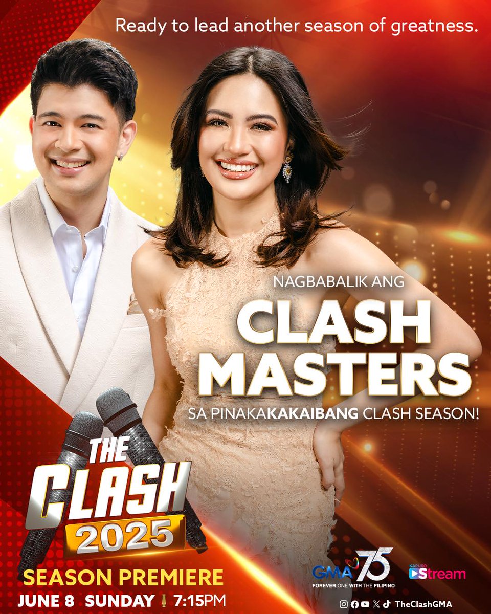 #TheClash2025 premieres on June 8, Sunday at 7:15pm!

<a href="/MyJaps/">JULIE ANNE SAN JOSE</a> <a href="/RAYVERCRUZ20/">Rayver Cruz</a>

Page 29 of JAPSMonth
#JulieAnneSanJose
#RayverCruz