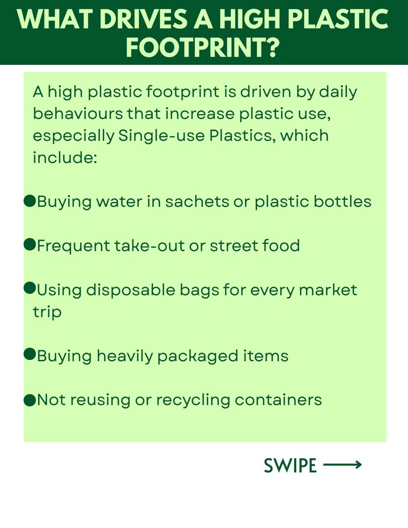 ShadefEco's tweet photo. Our daily habits might seem small. Every day, we buy, unwrap, sip, toss &amp; move on.
It feels normal. Harmless. Insignificant.

But what if your everyday habits- the plastic bag from the market, the water sachet, the take-out plate, are quietly adding up to a much bigger problem? https://t.co/qvWMqzrSN7