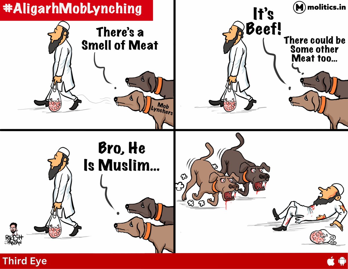 moliticsindia's tweet image. भीड़ के लिए सबूत नहीं, सिर्फ टोपी काफी है!

@cartoonistrrs 

#UttarPradesh #Targeting