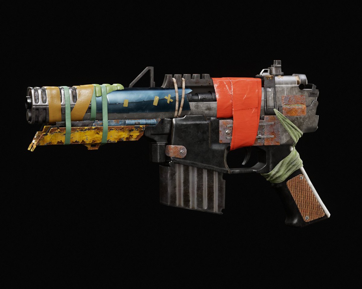ArohelGame's tweet photo. Your trusty gun that you'll take with you on your explorations against Pirates and Fauna 🔫

Take good care of it!

#ConceptArt | #GameWeapons https://t.co/6GmmcItcoC