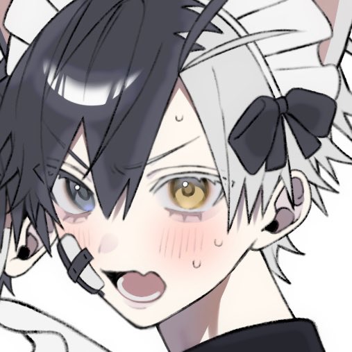 wip 初期🌸と原作🌸の顔面の描き分けたのしい