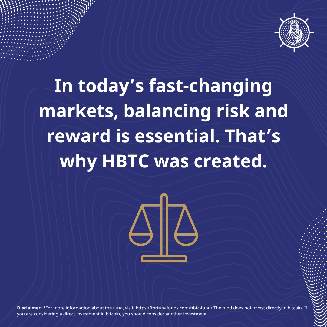 fortunafunds's tweet photo. Strategic Market Participation
HBTC aims to deliver strategic market participation, optimizing growth potential while mitigating downside risk. A new way to invest compared to traditional and leveraged crypto ETFs.

Learn more about what sets HBTC apart at https://t.co/l3FXdSWGjm https://t.co/dYUmF1PtVT