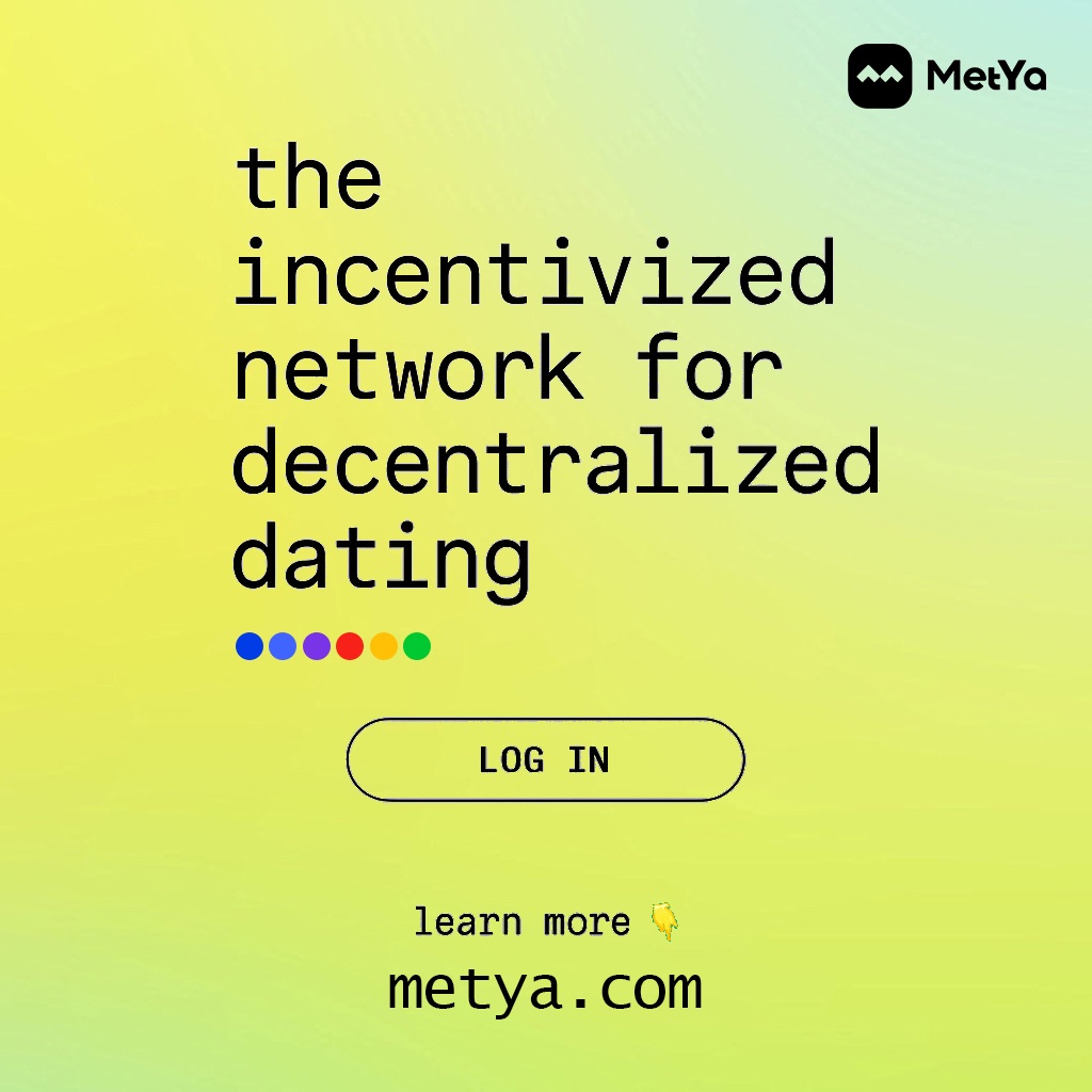 Bắt đầu hành trình của bạn ngay bây giờ 👉 metya.com

#Metya #DatingFi