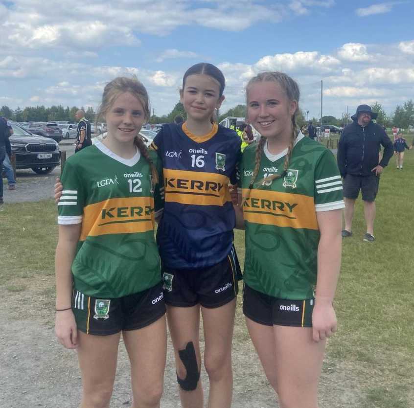 Huge congratulations to Cliodhna, Dawn and Edie, and their Kerry U14 teammates, on reaching the All Ireland final. Their defeat of Monaghan at the weekend sets them up to face Dublin in the decider. The final will take place in Neenagh on June 7th.