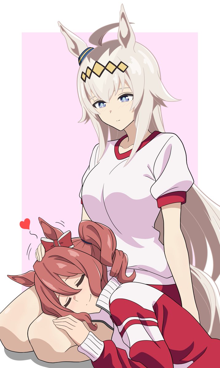 オグノル　膝枕
#オグリキャップ #ノルンエース