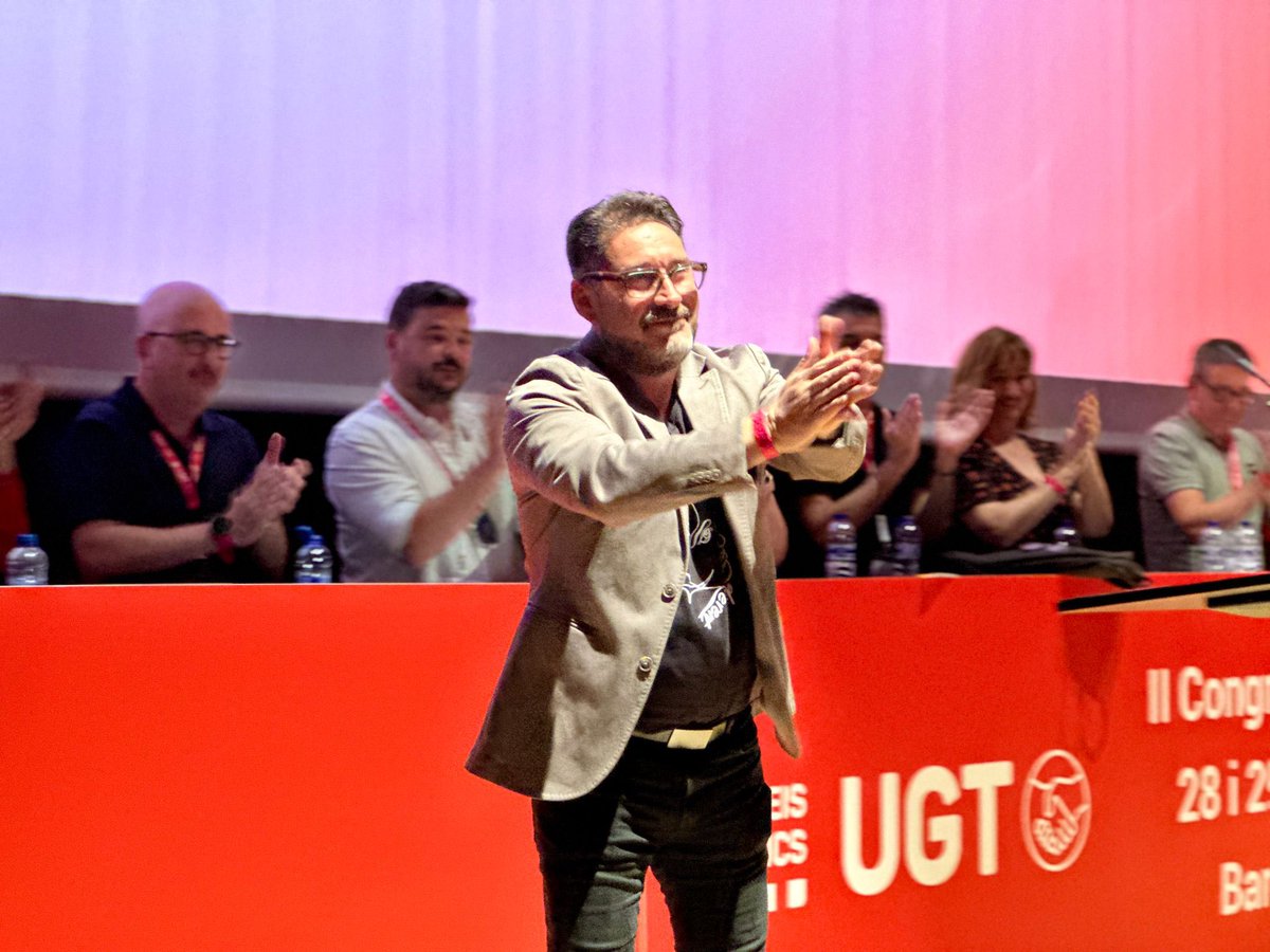 <a href="/camilros/">Camil Ros</a> <a href="/ugtcatalunya/">UGT de Catalunya</a> <a href="/UGT_SP/">UGT Servicios Públicos</a> ➡️ @JLernandez2013 és escollit com a secretari general d’@UGT_SP_Cat amb un 94,55% dels vots. 

Assumeix el repte de liderar un nou equip per continuar enfortint i dignificant els serveis públics al costat de les persones treballadores.