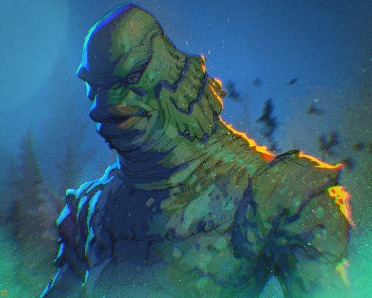 "The Creature From the Black Lagoon". 
Done last night on the <a href="/aaronlopresti/">aaronlopresti</a> GrayBeards podcast. T'was 1950's sci-fi themed. 
-
<a href="/DanLawlis/">Dan Lawlis</a> <a href="/dwamsart/">David Williams</a>