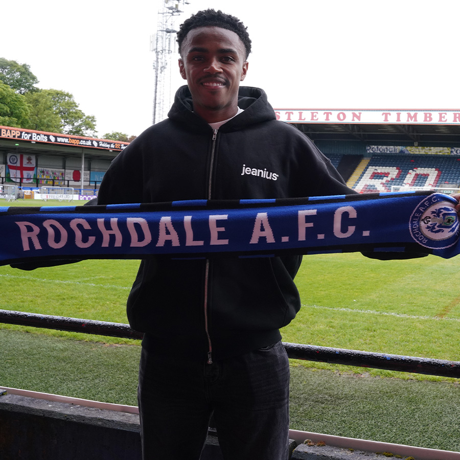 officiallydale's tweet photo. We are delighted to announce the signing of defender Bryce Hosannah 🙌

The 26-year-old joins on an initial one-year deal ✍️

Welcome, Bryce! 💙

#RAFC