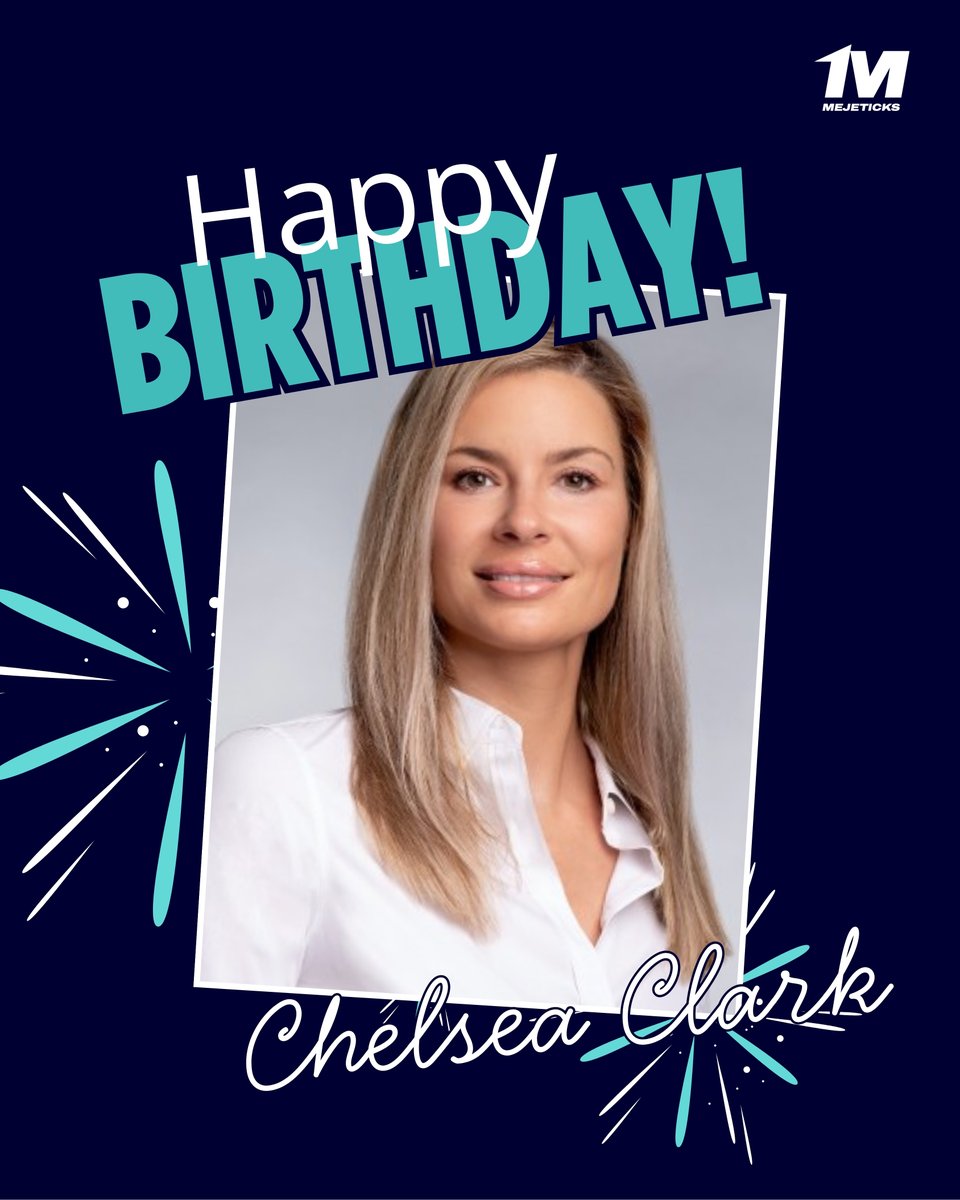 mejeticks's tweet photo. Happy Birthday to Chelsea Clark! We appreciate all the ways you contribute to Mejeticks. Here’s to a great year ahead. 🎂 https://t.co/IE8xPYdLlf
