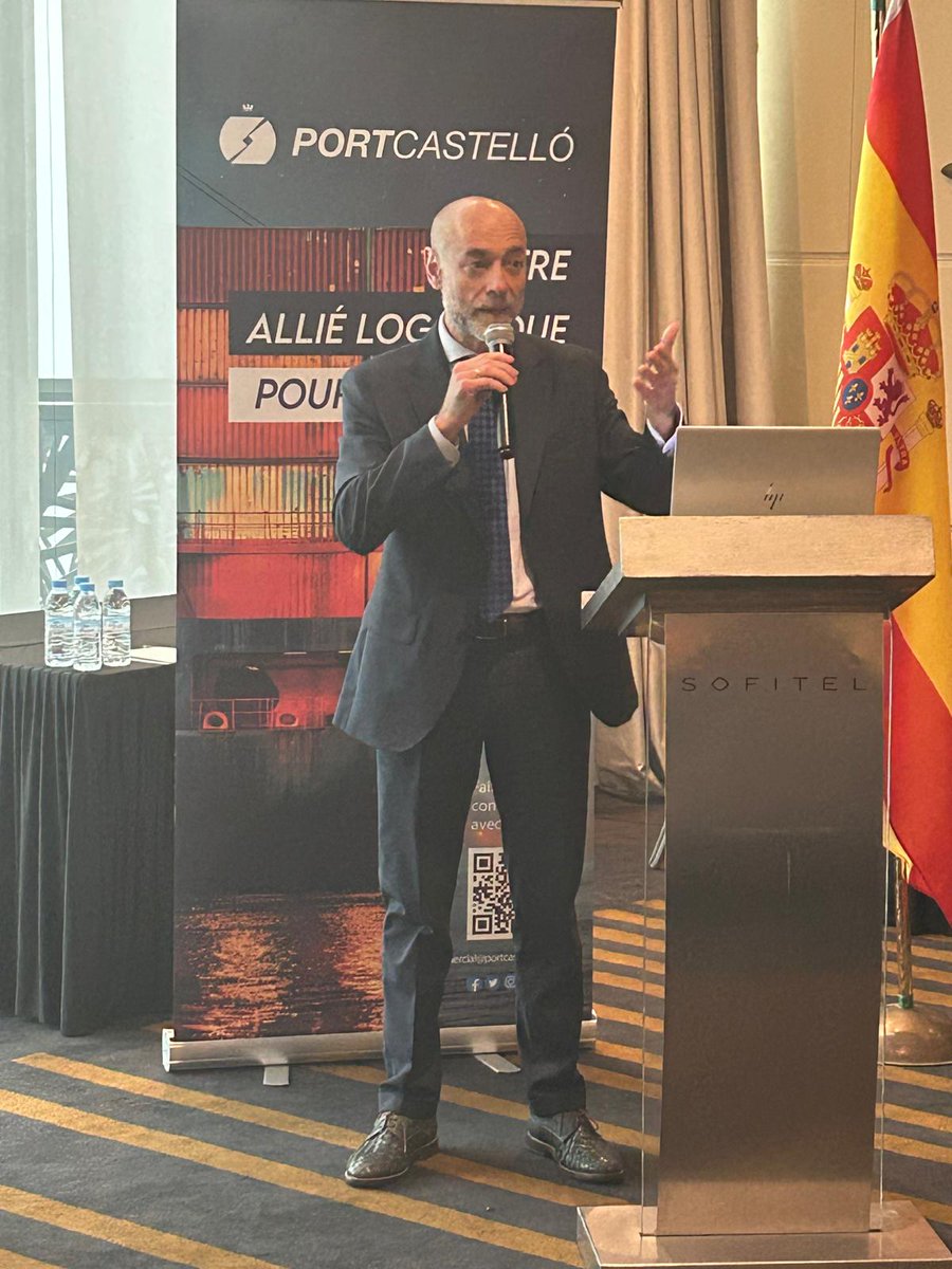 Internacional Cámara Castellón (@internac_camcs) on Twitter photo Nuestro responsable de #internacionalización, Joaquín Andrés , sigue en Casablanca en la Misión Comercial a Marruecos que hemos organizado junto a la Autoridad Portuaria de Castellón <a href="/portcastello/">PortCastelló</a> .
Hoy presentación institucional ante el empresariado marroquí
<a href="/FondosUE_Esp/">Fondos Europeos en España</a> Nuestro responsable de #internacionalización, Joaquín Andrés , sigue en Casablanca en la Misión Comercial a Marruecos que hemos organizado junto a la Autoridad Portuaria de Castellón <a href="/portcastello/">PortCastelló</a> .
Hoy presentación institucional ante el empresariado marroquí
<a href="/FondosUE_Esp/">Fondos Europeos en España</a>