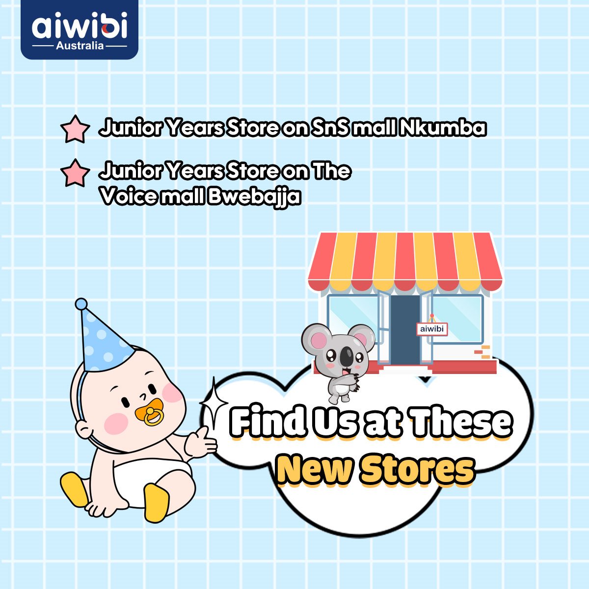 Aiwibi_U's tweet photo. New Stores Alert🥳

Your favorite brand🥰, now in more places.
Introducing our new store partners.😇🥳.

@junioryearsstore
@little_threads_kids_store_ug 

We are super excited😍 https://t.co/eA47I7jhJJ