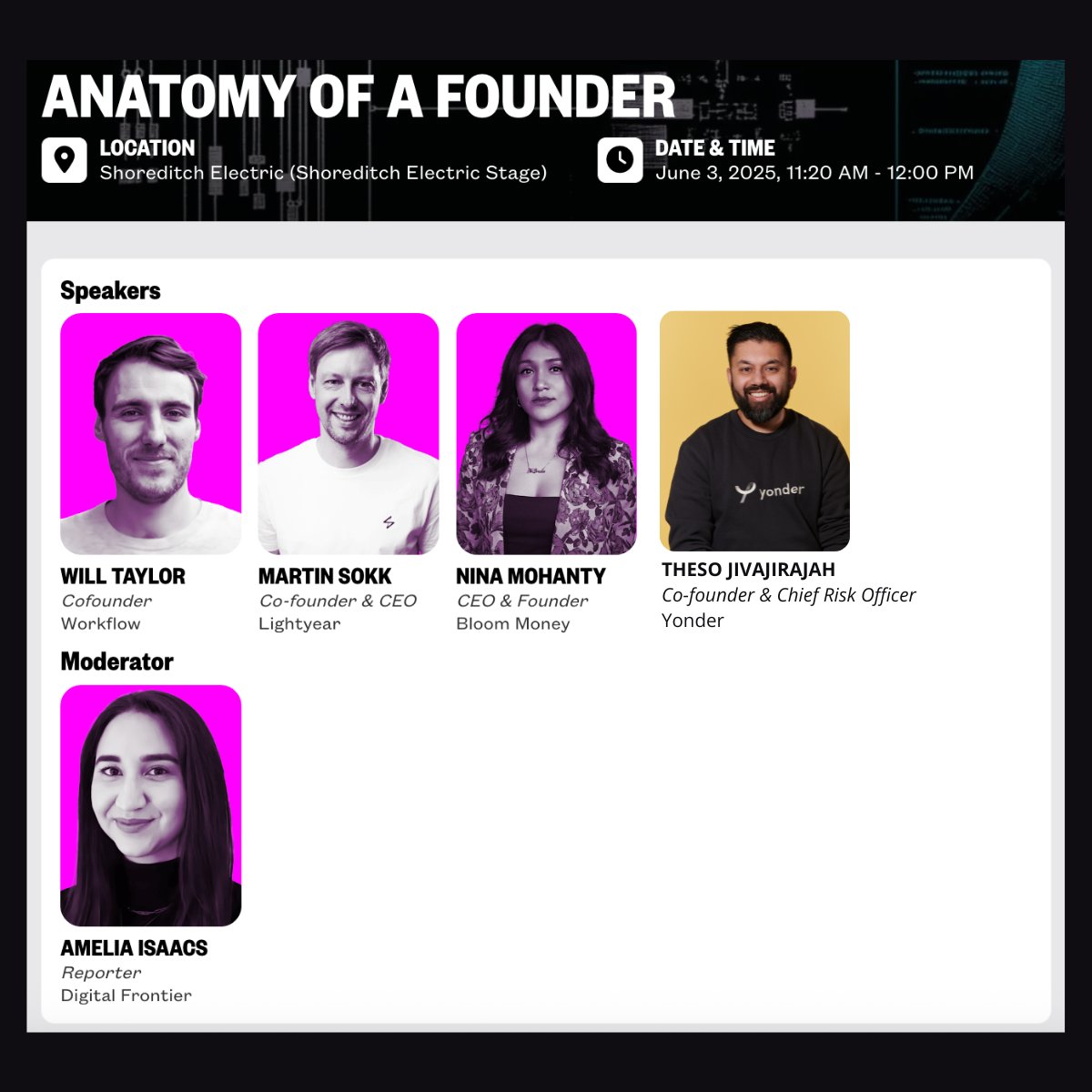 Amelia Isaacs (@ameliakisaacs) on Twitter photo Chatting about founder life with some very cool founders at <a href="/sxswlndn/">sxswlondon</a> next week
<a href="/Willrftaylor/">Will Taylor</a> / <a href="/workflowdesign_/">Workflow</a>
<a href="/sokkcom/">Martin Sokk</a> / <a href="/go_lightyear/">Lightyear</a>
<a href="/ninamohanty/">Nina Mohanty</a> / <a href="/bloommoney_co/">Bloom Money</a>
Theso Jivajirajah / Yonder
If you’re around next week for SXSW lmk!
Looking to meet as many Chatting about founder life with some very cool founders at <a href="/sxswlndn/">sxswlondon</a> next week
<a href="/Willrftaylor/">Will Taylor</a> / <a href="/workflowdesign_/">Workflow</a>
<a href="/sokkcom/">Martin Sokk</a> / <a href="/go_lightyear/">Lightyear</a>
<a href="/ninamohanty/">Nina Mohanty</a> / <a href="/bloommoney_co/">Bloom Money</a>
Theso Jivajirajah / Yonder
If you’re around next week for SXSW lmk!
Looking to meet as many