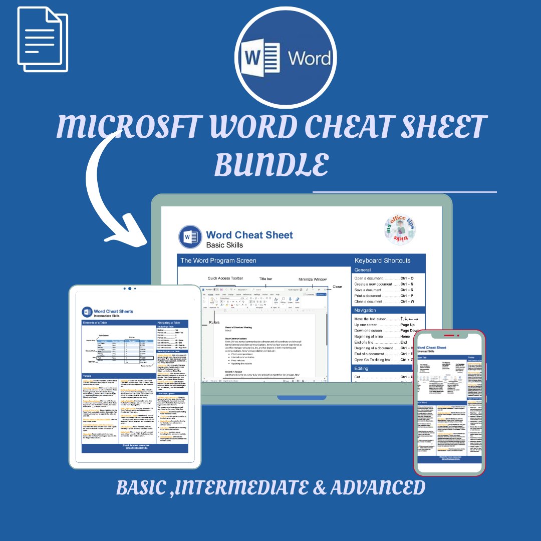 luchizmoogd's tweet photo. 💻Master Microsoft Word with professional comprehensive cheat sheets!    

Grab the Cheat Sheet here
👇
https://t.co/Pui11phxGM

#word #microsoftword #wordtips #msword #microsoftword #mswordtutorial https://t.co/fJAKcobdoO