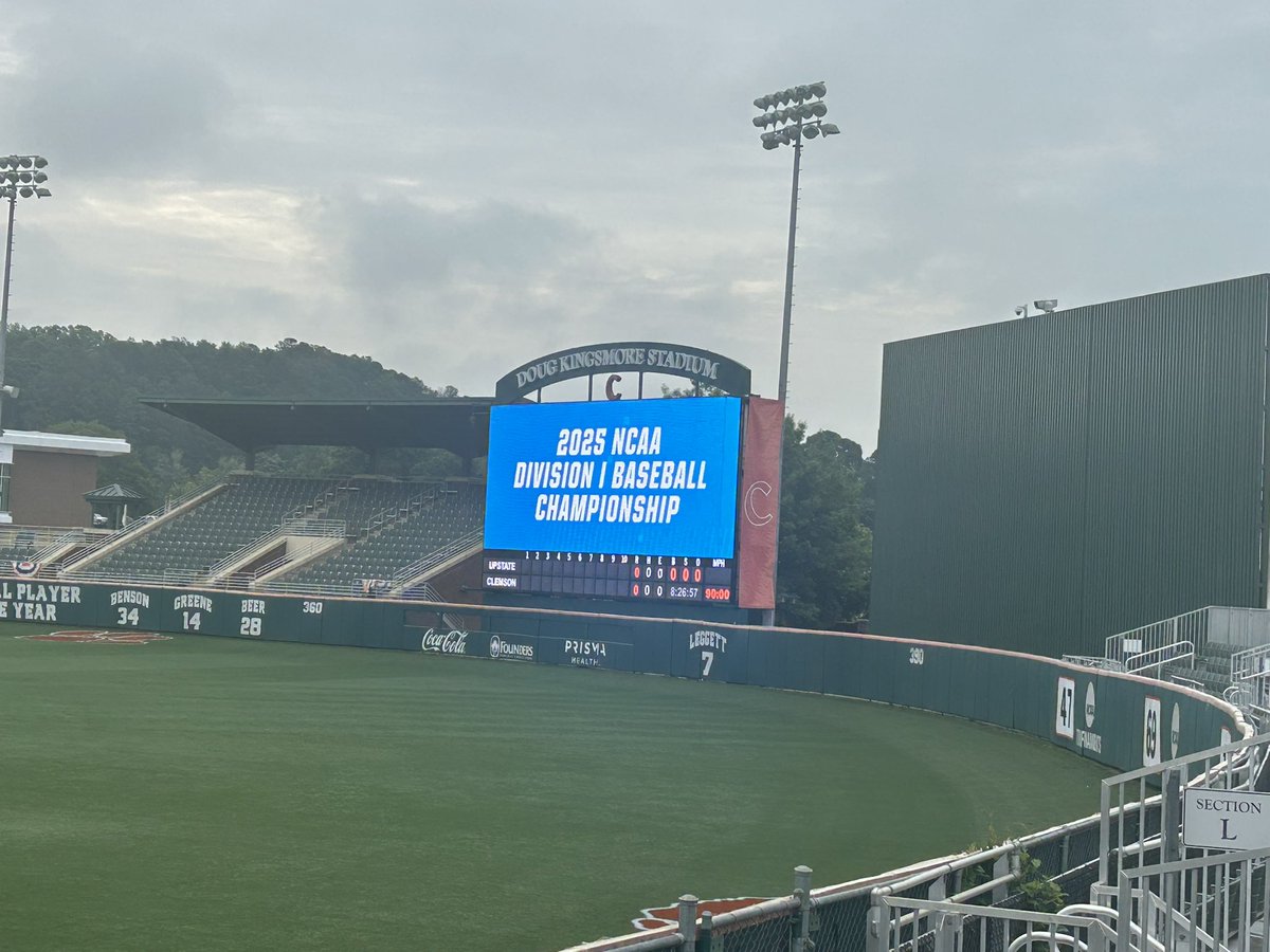 Good morning <a href="/ClemsonBaseball/">Clemson Baseball</a>