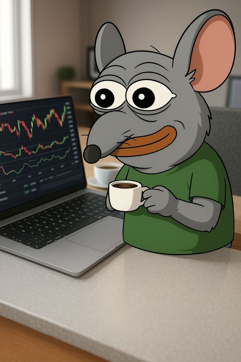 GM world 🐭

Stretched my tail, cracked my whiskers, sniffed the cheese… yeah, it’s good to be a rat. 😎🧀

$rato $pepe $eth #pepe