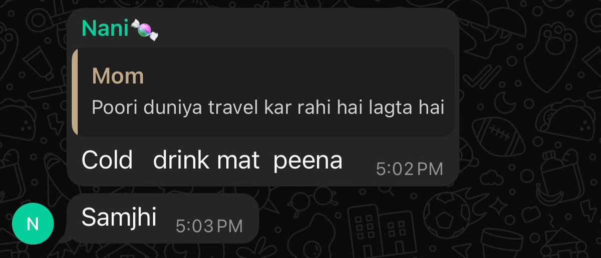 vinsbinn's tweet image. moms never change