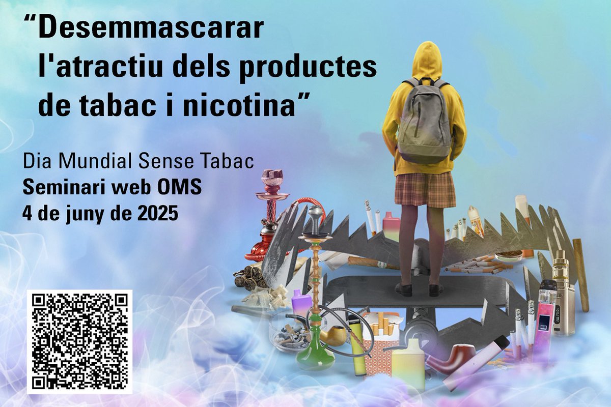 Consell d’Infermeres (@infermerescat) on Twitter photo 4/6 #Webinar #OMS "Desemmascarar l’atractiu dels productes de tabac i nicotina”
Llegiu a consellinfermeres.cat/ca/noticies/we… #ssfcat #DiaMundialSenseTabac #niFUM #niVAP #InfermeresCCIIC
<a href="/COIBarcelona/">Col·legi d'Infermeres i Infermers de BCN (COIB)</a>
<a href="/COIGIrona/">Col·legi Oficial d'Infermeres/ers de Girona</a>
<a href="/InfLleidaCOILL/">InfermeresLleidaCOILL</a>
<a href="/codita_tgn/">Codita Tarragona</a>
<a href="/XarxaCHsF/">Xarxa Catalana d'Hospitals sense Fum</a>
<a href="/SumaSalutASPCAT/">SumaSalut</a>
<a href="/TobControlUnit/">Tobacco Control Unit (ICO-IDIBELL)</a> 4/6 #Webinar #OMS "Desemmascarar l’atractiu dels productes de tabac i nicotina”
Llegiu a consellinfermeres.cat/ca/noticies/we… #ssfcat #DiaMundialSenseTabac #niFUM #niVAP #InfermeresCCIIC
<a href="/COIBarcelona/">Col·legi d'Infermeres i Infermers de BCN (COIB)</a>
<a href="/COIGIrona/">Col·legi Oficial d'Infermeres/ers de Girona</a>
<a href="/InfLleidaCOILL/">InfermeresLleidaCOILL</a>
<a href="/codita_tgn/">Codita Tarragona</a>
<a href="/XarxaCHsF/">Xarxa Catalana d'Hospitals sense Fum</a>
<a href="/SumaSalutASPCAT/">SumaSalut</a>
<a href="/TobControlUnit/">Tobacco Control Unit (ICO-IDIBELL)</a>
