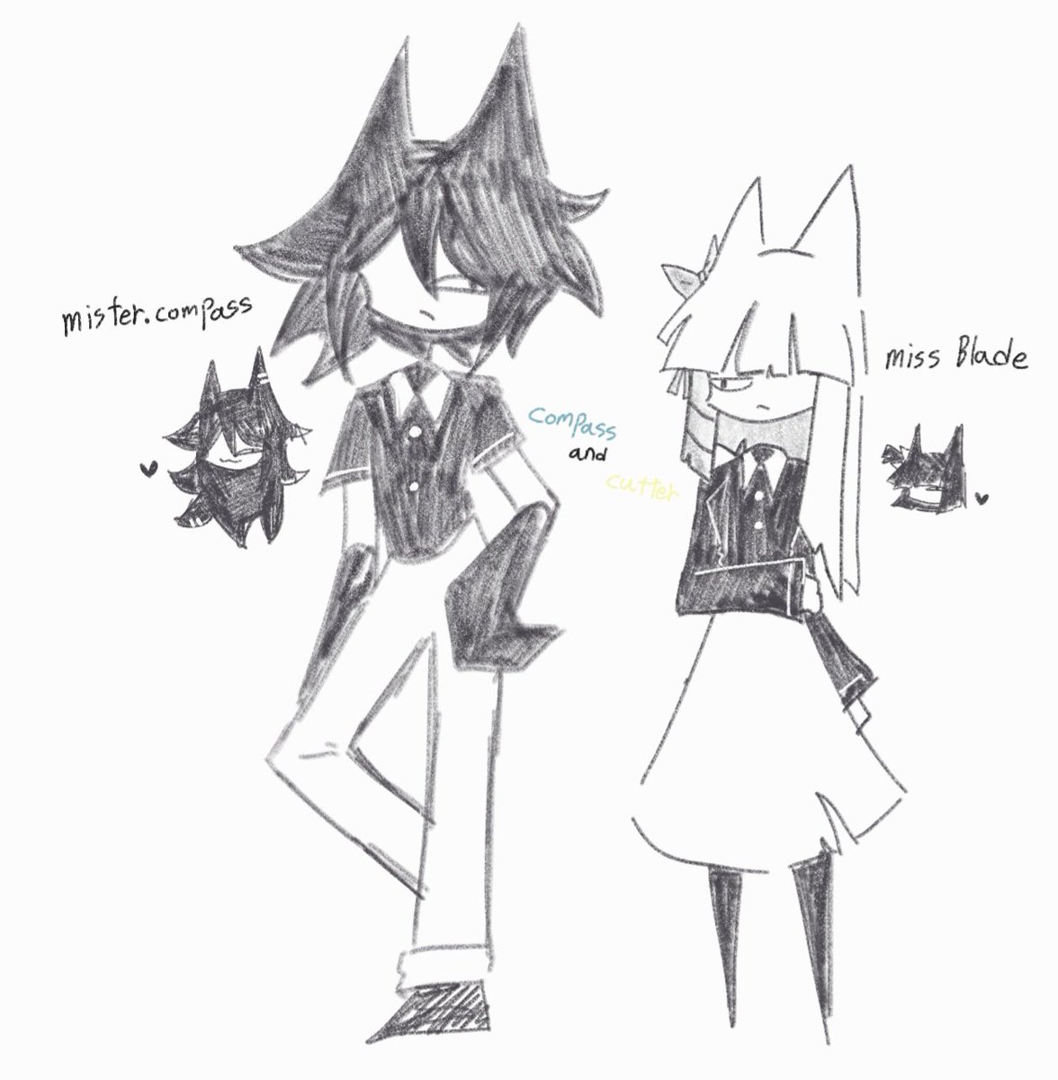 compass and cutter #fundamentalpapereducation #fundamentalpapereducationoc #missblade <by : <a href="/finalmelxdy/">†</a>> I had a bit of a problem, so I reuploaded it. sorry ;(