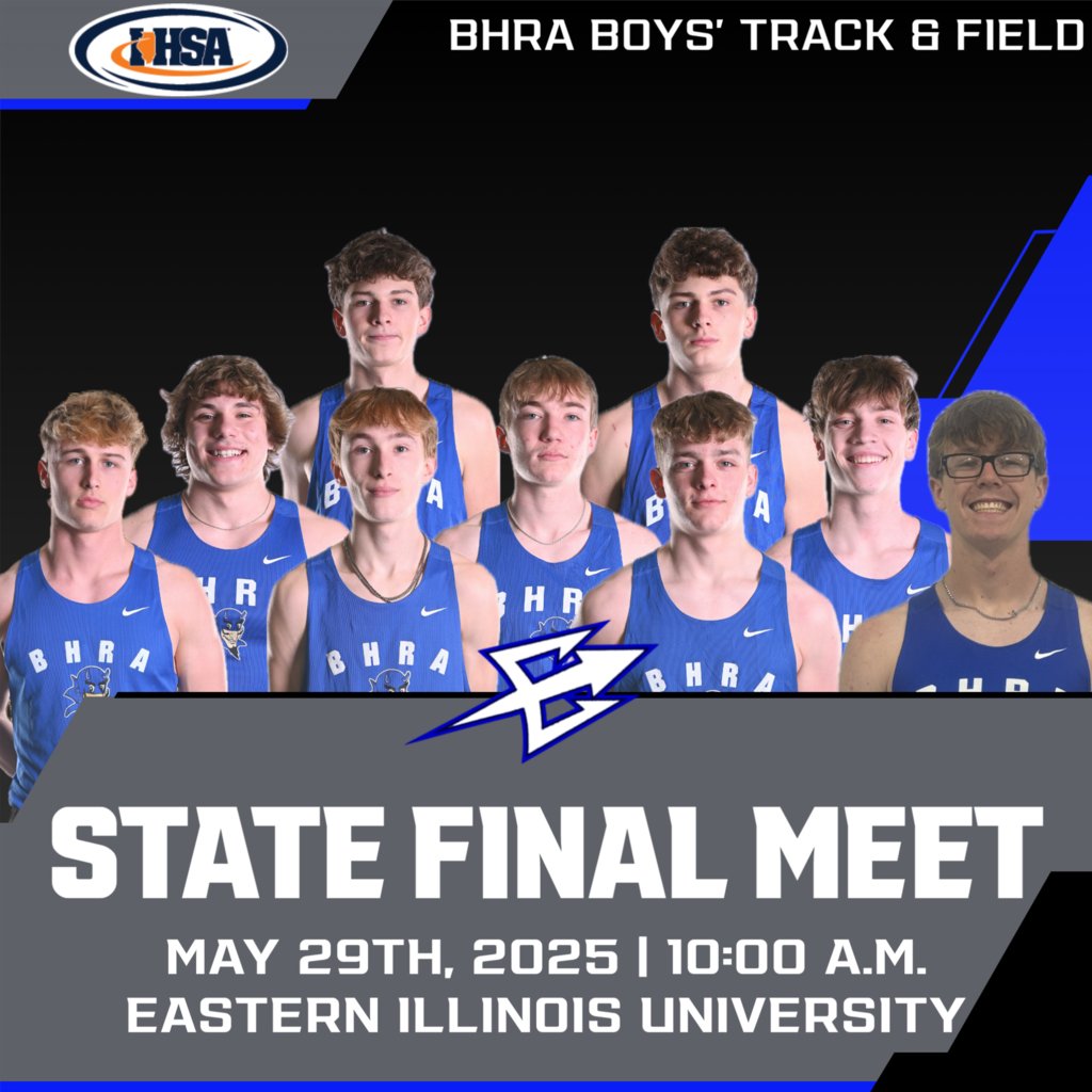 Blue Devil Nation - help us wish good luck to our nine boys' track &amp; field state qualifiers as they compete in the IHSA State Final Meet today in Charleston! 🏃

 Leave it all out there! Go Blue Devils!