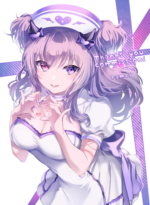 VTuberのfeyra様のナース衣装描かせていただきました(衣装デザインもしてます!) リクエストありがとうございました! #Skeb #Commission