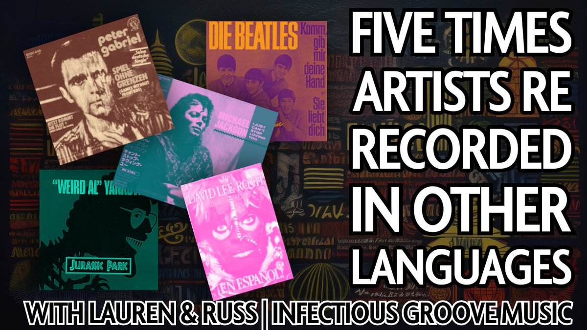 New video! Join us as we discuss 5 Times Artists Re Recorded In Other Languages featuring #TheBeatles #MichaelJackson and more!

Subscribe &amp; watch here
youtu.be/kfEaTBLymvU?si…