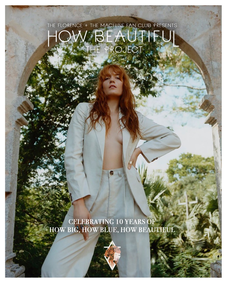 FATMFanClub's tweet image. To celebrate How Big, How Blue, How Beautiful turning 10, we&apos;ve organised &apos;How Beautiful: The Project&apos;.

Record yourself dancing to the outro of &apos;HBHBHB&apos;, upload it to our form, and we&apos;ll compile it to show to Florence + the Machine!

Details + participate florenceandthemachinefanclub.com/how-beautiful-…