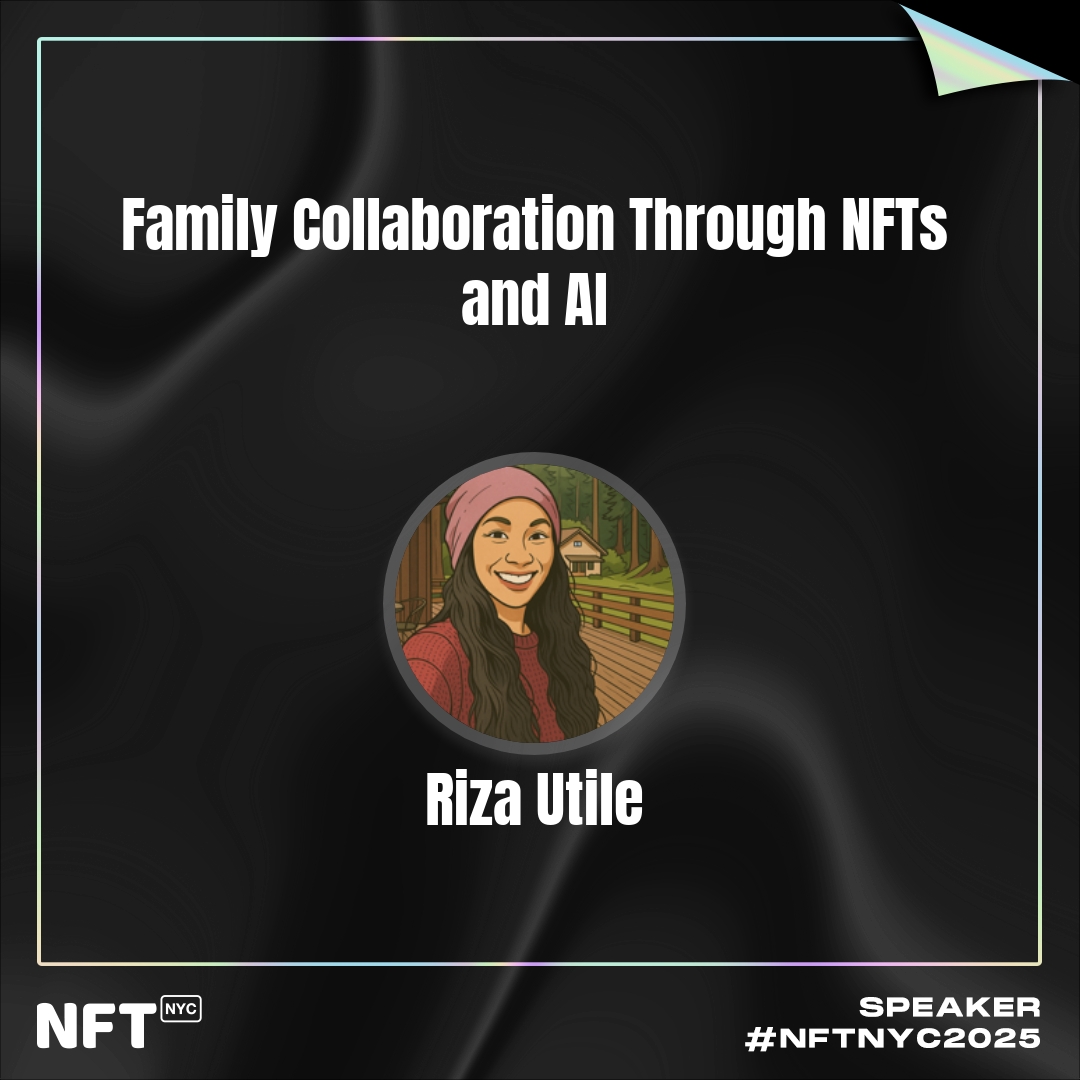 NFT.NYC (@nft_nyc) on Twitter photo Combining NFTs and AI can help parents and kids co-create together. <a href="/rizautile/">Riza Utile</a> used AI with my three sons to build diverse NFT projects, and she will share their creative strategies, lessons, and moments of joy with you.
She'll be on stage this June 25-26 at Combining NFTs and AI can help parents and kids co-create together. <a href="/rizautile/">Riza Utile</a> used AI with my three sons to build diverse NFT projects, and she will share their creative strategies, lessons, and moments of joy with you.
She'll be on stage this June 25-26 at