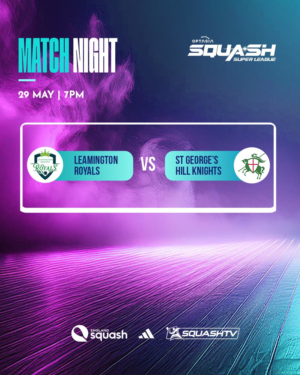 Optasia Squash Super League (@squashsl) on Twitter photo Two teams, one spot in the Grand Final πΏ π€©
The Knights need a clean sweep win to leapfrog the Royals & secure a top-two finish in the <a href="/SquashSL/">Optasia Squash Super League</a> table π
Don't miss out on this one - tune in LIVE & for FREE on <a href="/SquashTV/">SQUASHTV</a> from 7pm β°
Read more π tinyurl.com/yeym5b73 Two teams, one spot in the Grand Final πΏ π€©
The Knights need a clean sweep win to leapfrog the Royals & secure a top-two finish in the <a href="/SquashSL/">Optasia Squash Super League</a> table π
Don't miss out on this one - tune in LIVE & for FREE on <a href="/SquashTV/">SQUASHTV</a> from 7pm β°
Read more π tinyurl.com/yeym5b73