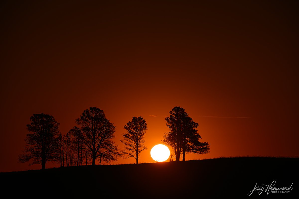 Same spot, different days.  Sunrise in the Black Hills of South Dakota!