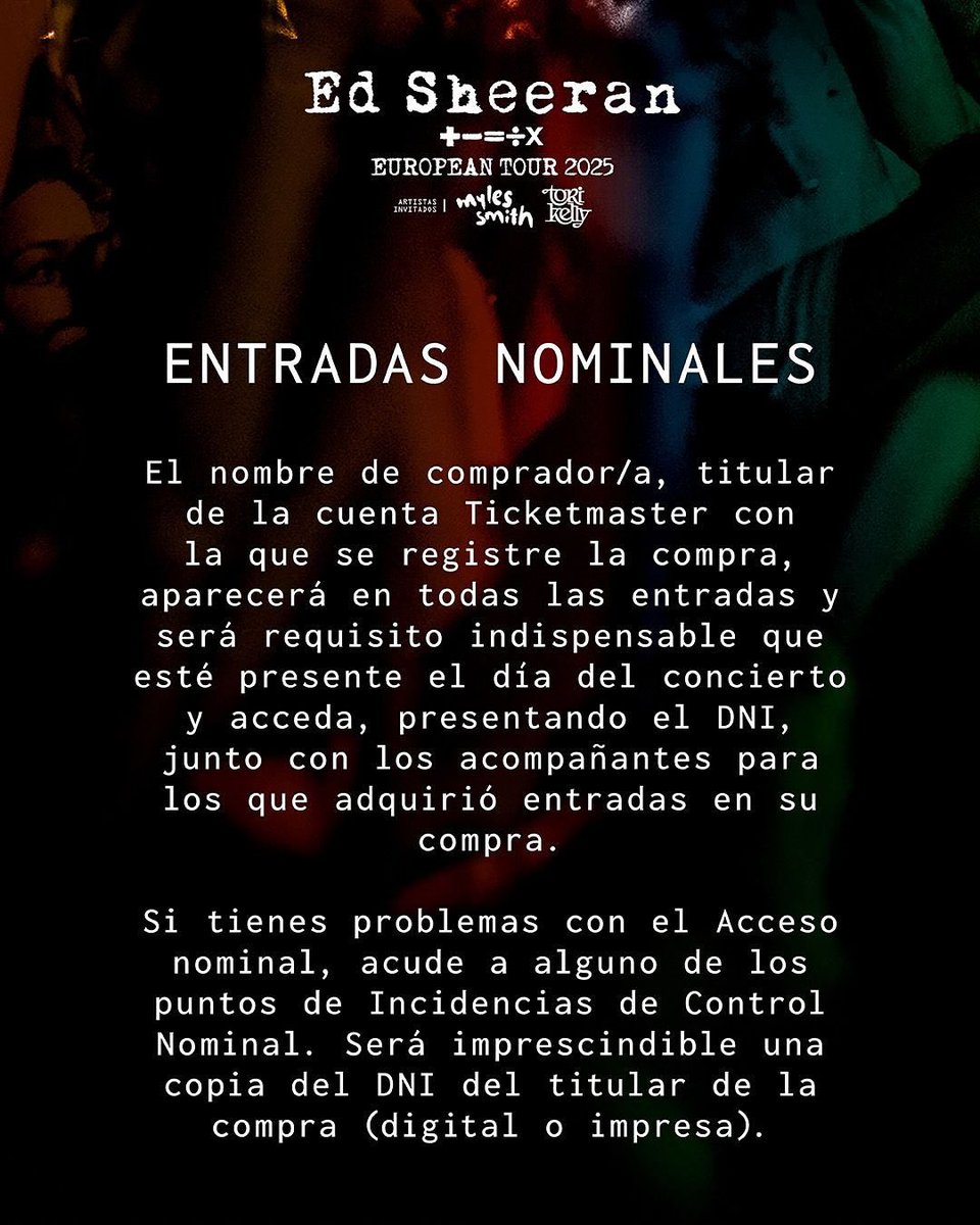 Everything you need to know for the Madrid shows on Friday and Saturday. #EdSheeranMadrid