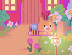 4TSUBA3's tweet image. honey  bee  cats  flying  around  the  strawberry  cottage  🍯🐱🍓 ໒꒱ ‧₊