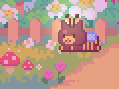 4TSUBA3's tweet image. honey  bee  cats  flying  around  the  strawberry  cottage  🍯🐱🍓 ໒꒱ ‧₊