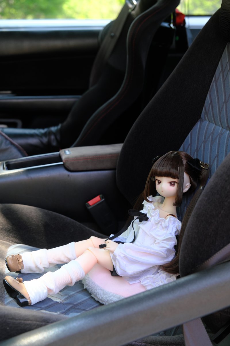 ここは彩葉ちゃんの特等席🚗