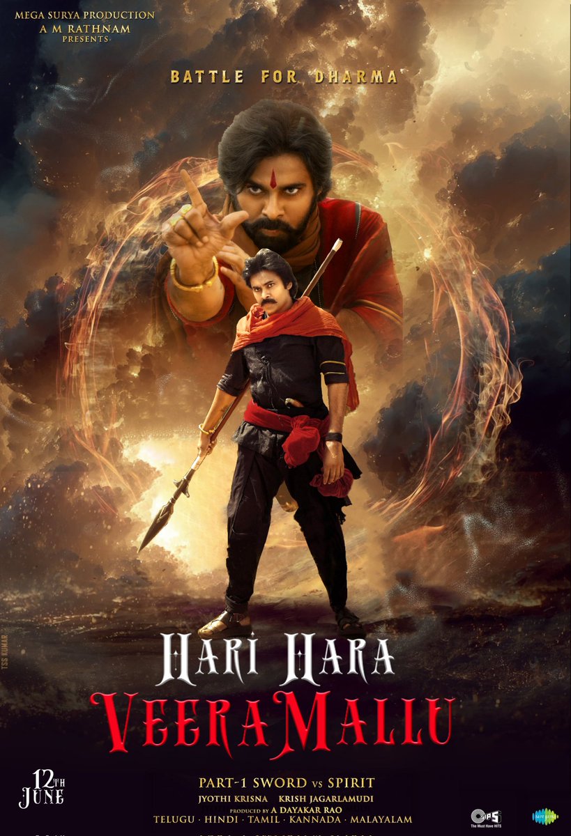 GopiUnHappy's tweet image. My Side @HHVMFilm Alternative Poster
Hope u all #PSPK Fans Like It 🤗💖

#HariHaraVeeraMallu #HHVM 
#HHVMUSABookings #HHVMonJune12th