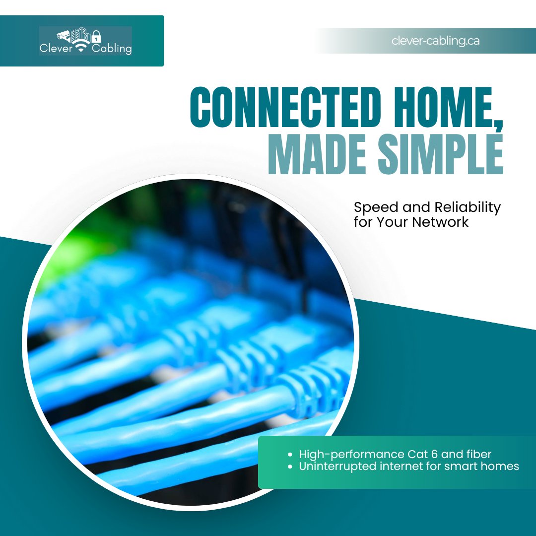 clevercablingca's tweet image. Supercharge your Markham home with our network cabling solutions. High-speed Cat 6 and fiber ensure blazing-fast internet for all your devices. Stay connected seamlessly!
Upgrade your connectivity today! - clever-cabling.ca/residential/#e…
#NetworkCabling #FastInternet #MarkhamTech