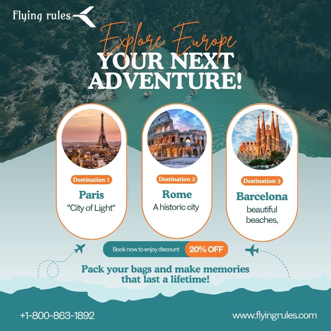 flyingrule's tweet photo. ✨ Explore Europe — your next adventure is calling! Pack your bags and make unforgettable memories 📷Book now with Flying Rules and enjoy up to 20% OFF
.
.
.
#FlyingRules #EuropeTrip #TravelMore #travelvibes #travel #flightdiscounts #dreamtrip #thursdayvibes #AEWDynamite https://t.co/exZ0KVx19p
