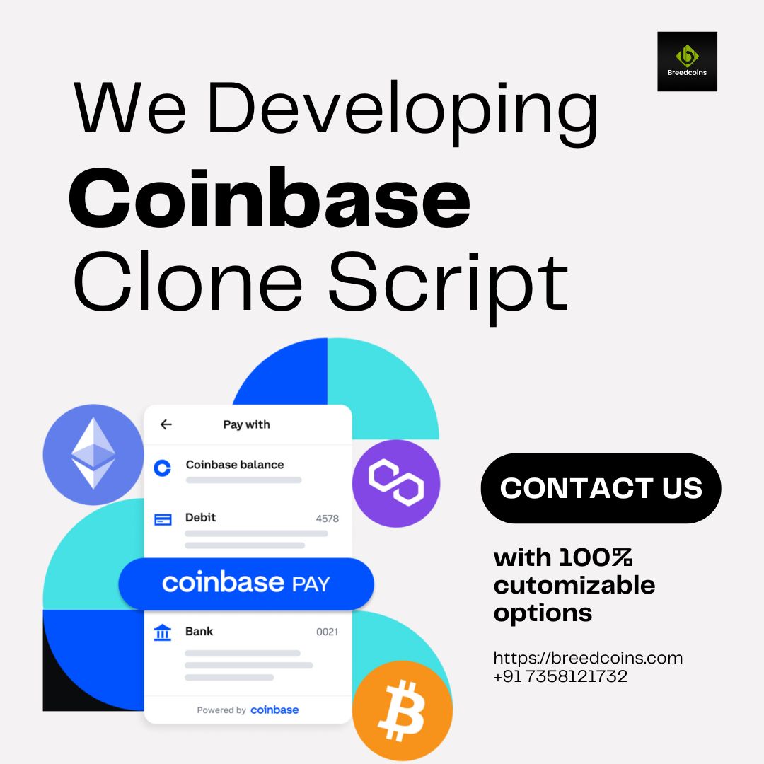 breedcoins's tweet image. At Breedcoins, we specialize in developing advanced Coinbase Clone Script to help you launch your own cryptocurrency exchange platform &amp;gt;&amp;gt; breedcoins.com/blog/coinbase-…

#CoinbaseCloneScript #CryptoExchange #CryptoStartup #Blockchain #CryptocurrencyExchange #Breedcoins #Web3Development