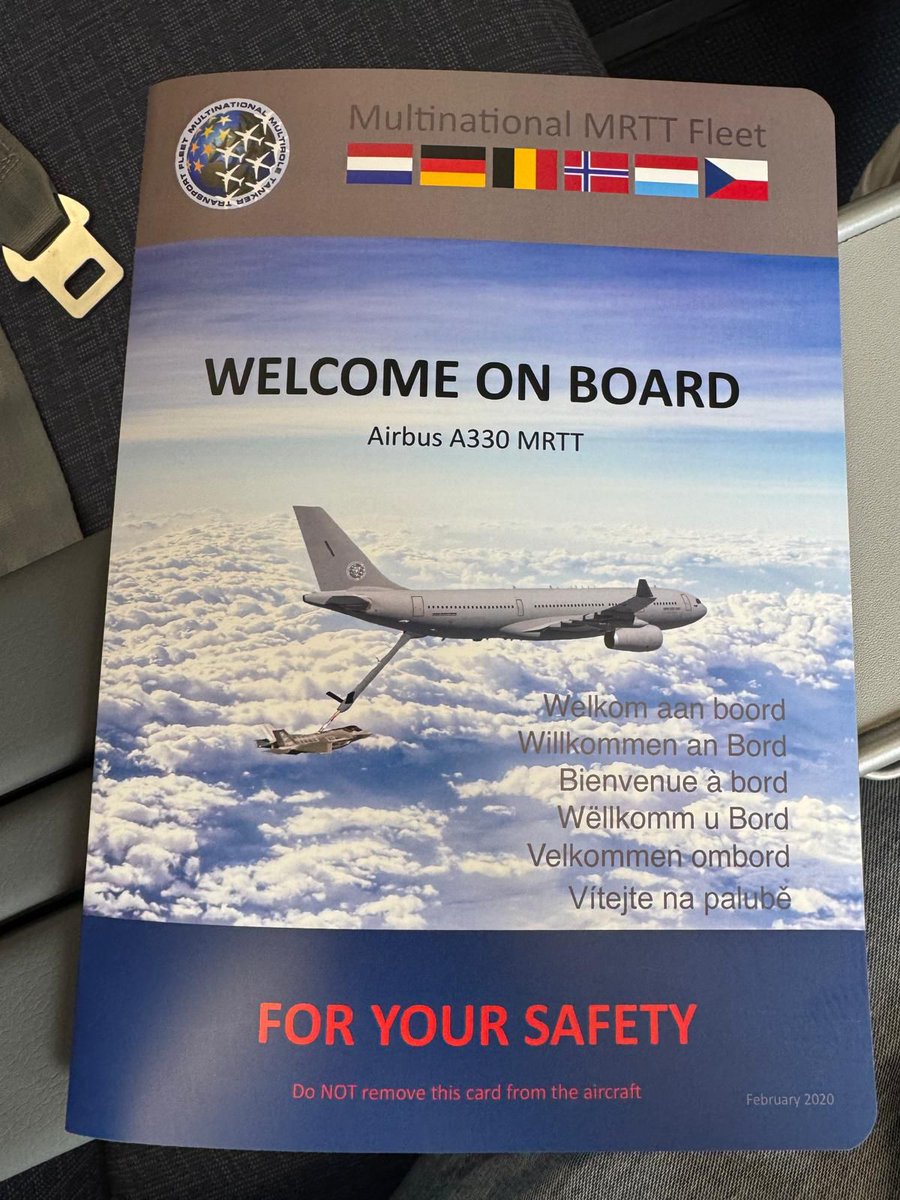 ✈️ European defence cooperation in action.

Delegates of the Political-Military Group visited Eindhoven, where the Netherlands hosts a multinational fleet of Airbus A330 MRTT aircraft.

We remain a steadfast supporter of deeper defence cooperation. 

🇳🇱 🇩🇪 🇧🇪 🇱🇺 🇳🇴 🇨🇿

#EU #NATO