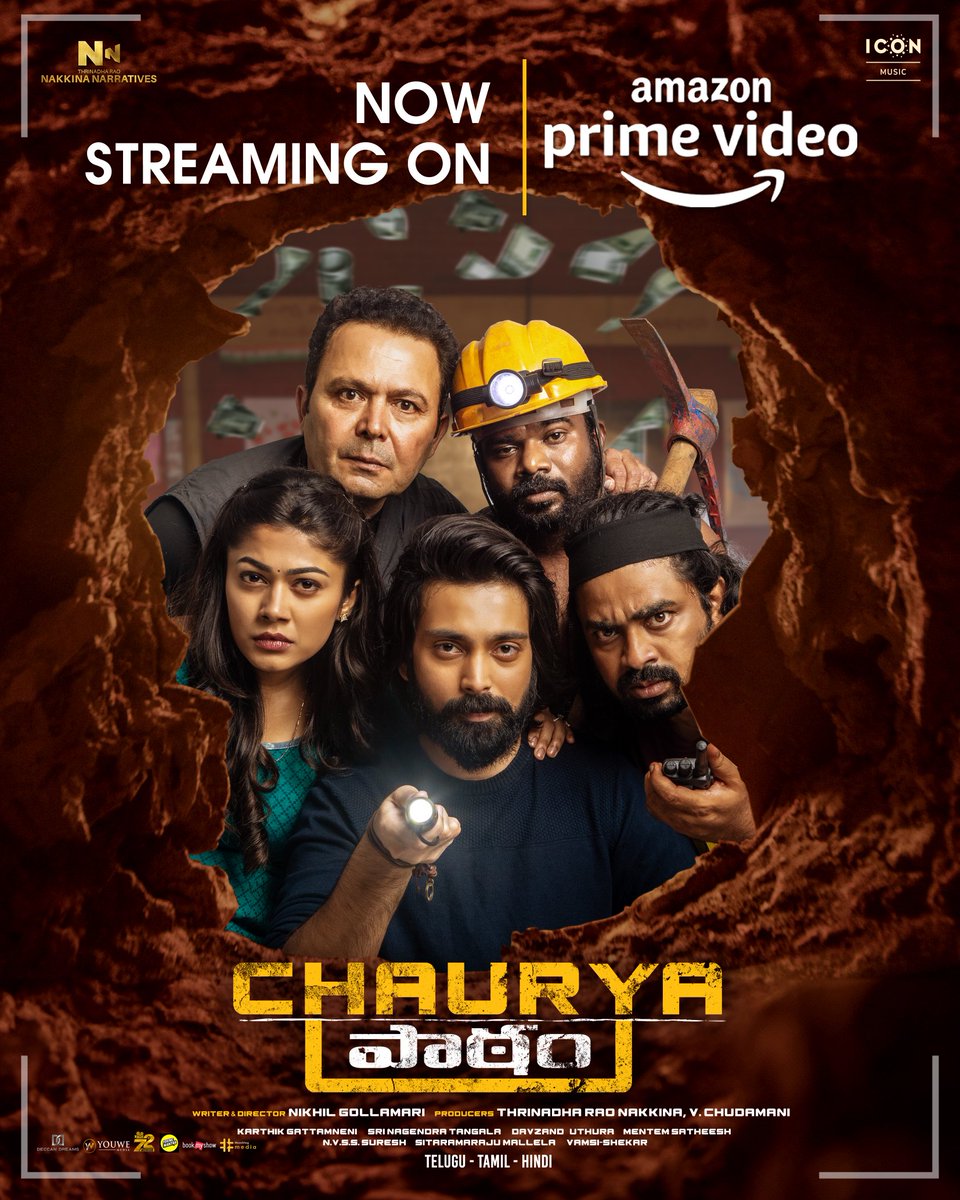 Indhra Ram teams up with a new-age Tamil director for his next.
#ChauryaPaatham is currently receiving a good response on Prime Video.