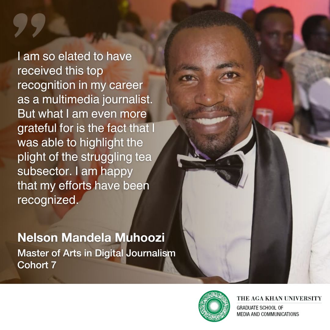 AKU Graduate School of Media and Communications (@aku_gsmc) on Twitter photo đ Congratulations, <a href="/NelsonMuhoozi/">NELSON MANDELA MUHOOZI</a> !
We're proud to celebrate Nelson, a Master of Arts in Digital Journalism student at GSMC and a journalist at Vision Group, for winning the Agriculture Reporting category at the Uganda National Journalism Awards 2025! đ
His compelling series đ Congratulations, <a href="/NelsonMuhoozi/">NELSON MANDELA MUHOOZI</a> !
We're proud to celebrate Nelson, a Master of Arts in Digital Journalism student at GSMC and a journalist at Vision Group, for winning the Agriculture Reporting category at the Uganda National Journalism Awards 2025! đ
His compelling series