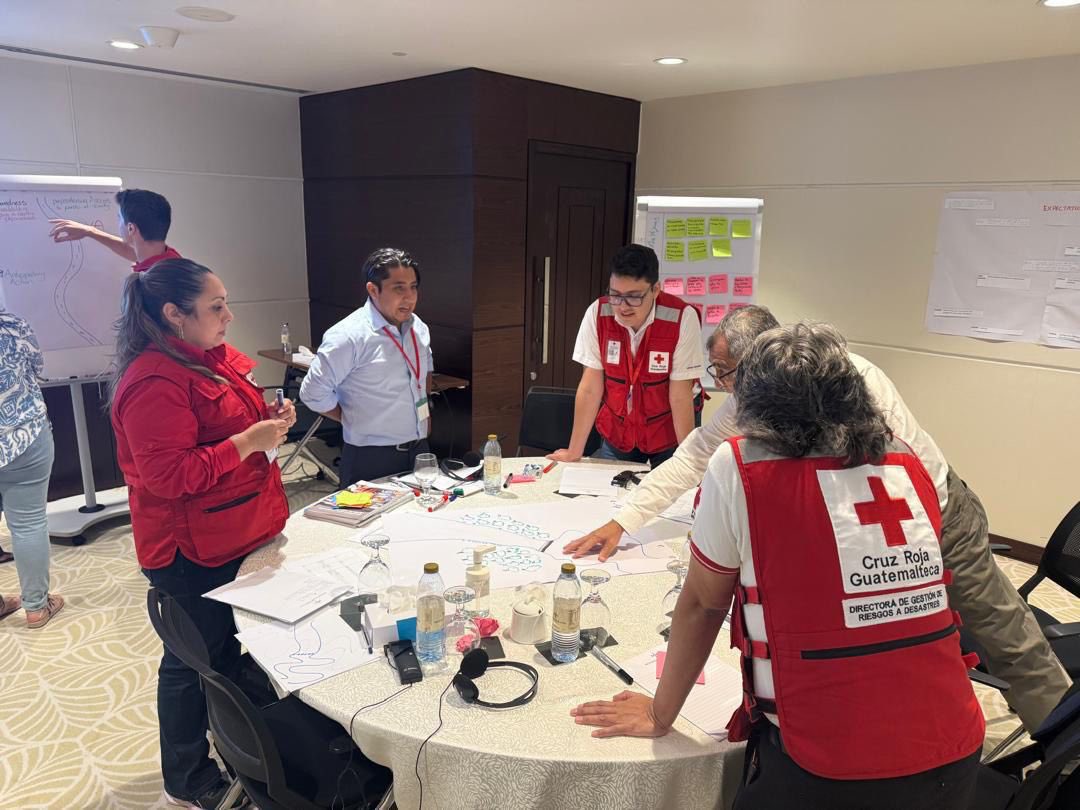 Today, the <a href="/ifrc/">IFRC</a> network concluded a lessons-learned workshop on DG ECHO Pilot Programmatic Partnership (#PPP) focusing on cash and voucher assistance (#CVA), National Society Preparedness, and #Anticipatory_Action 
The three-day workshop brought together 18 National Societies