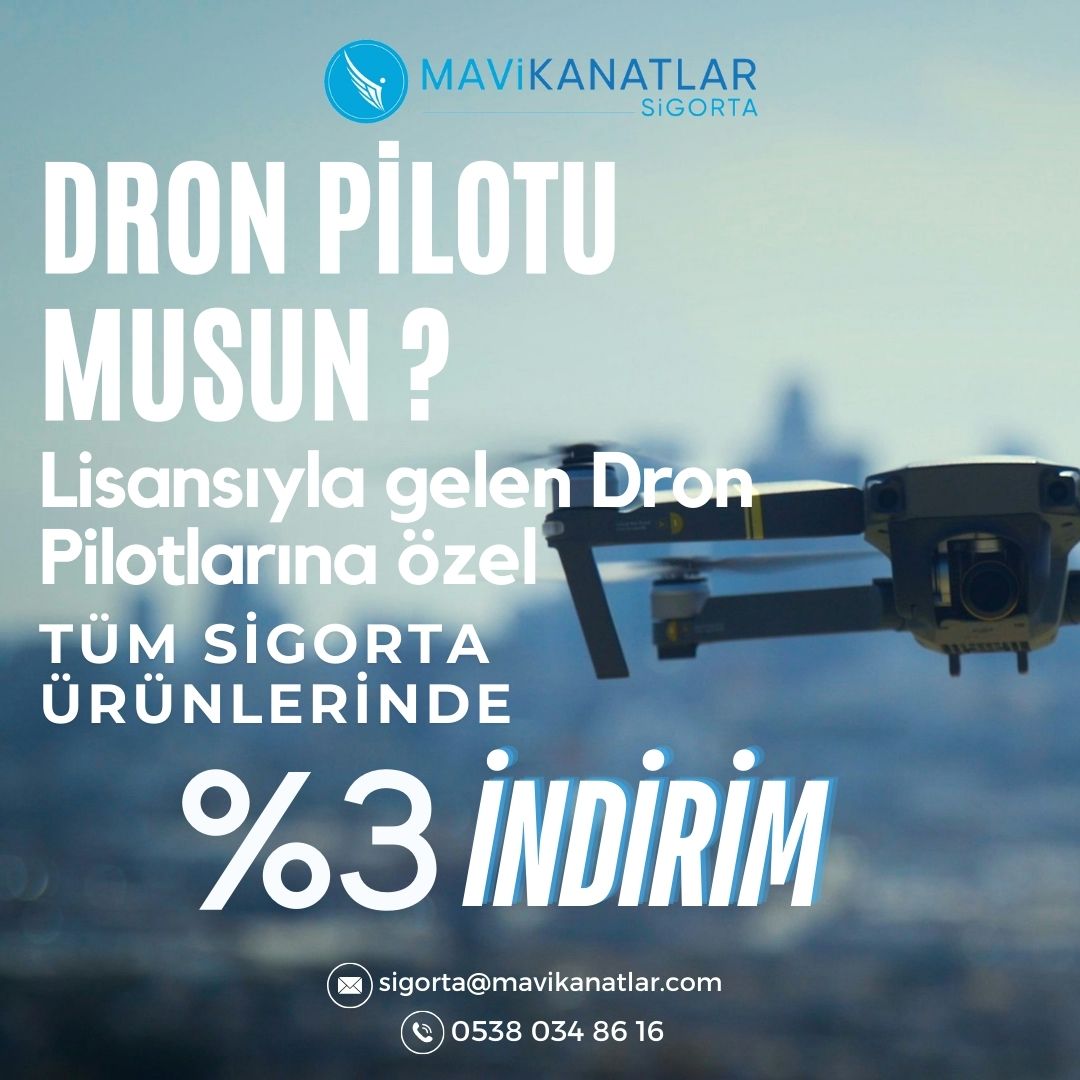 ✔️ İnsansız Havacılığımızı ve Drone Pilotlarımızı desteklemeye devam ediyoruz.
#MaviKanatlar #MavikanatlarSigorta #Pilot #dron #drone #dronesigorta #dronsigortası #İHA #iha #malimesuliyetsigortası #gövdesigortası #kampanya