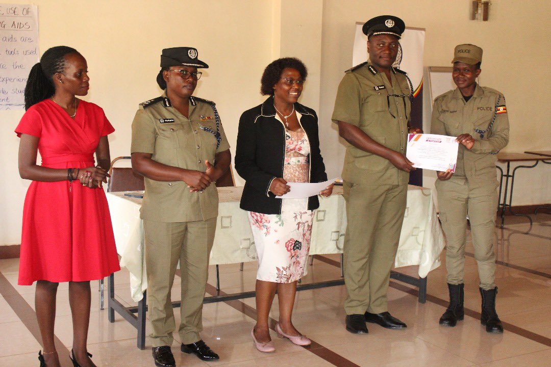 CEDOVIPuganda's tweet image. We successfully concluded an 8-day Training of Trainers with Uganda Police Force. We're proud to have equipped police trainers from 5 training schools with essential knowledge & skills to tackle Violence Against Women and child marriage prevention. #preventingVAW @GirlsFirstFund